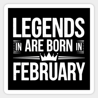 Born in February Magnet